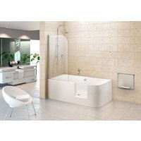 Ottofond Badewanne Free-Gate rechts 180x80 cm, weiß