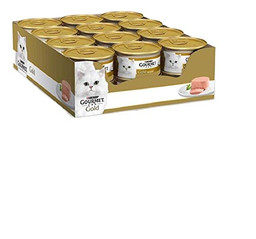 Purina Gourmet Gold Nassfutter Katze mit Kaninchen, 24 Dosen à 85 g