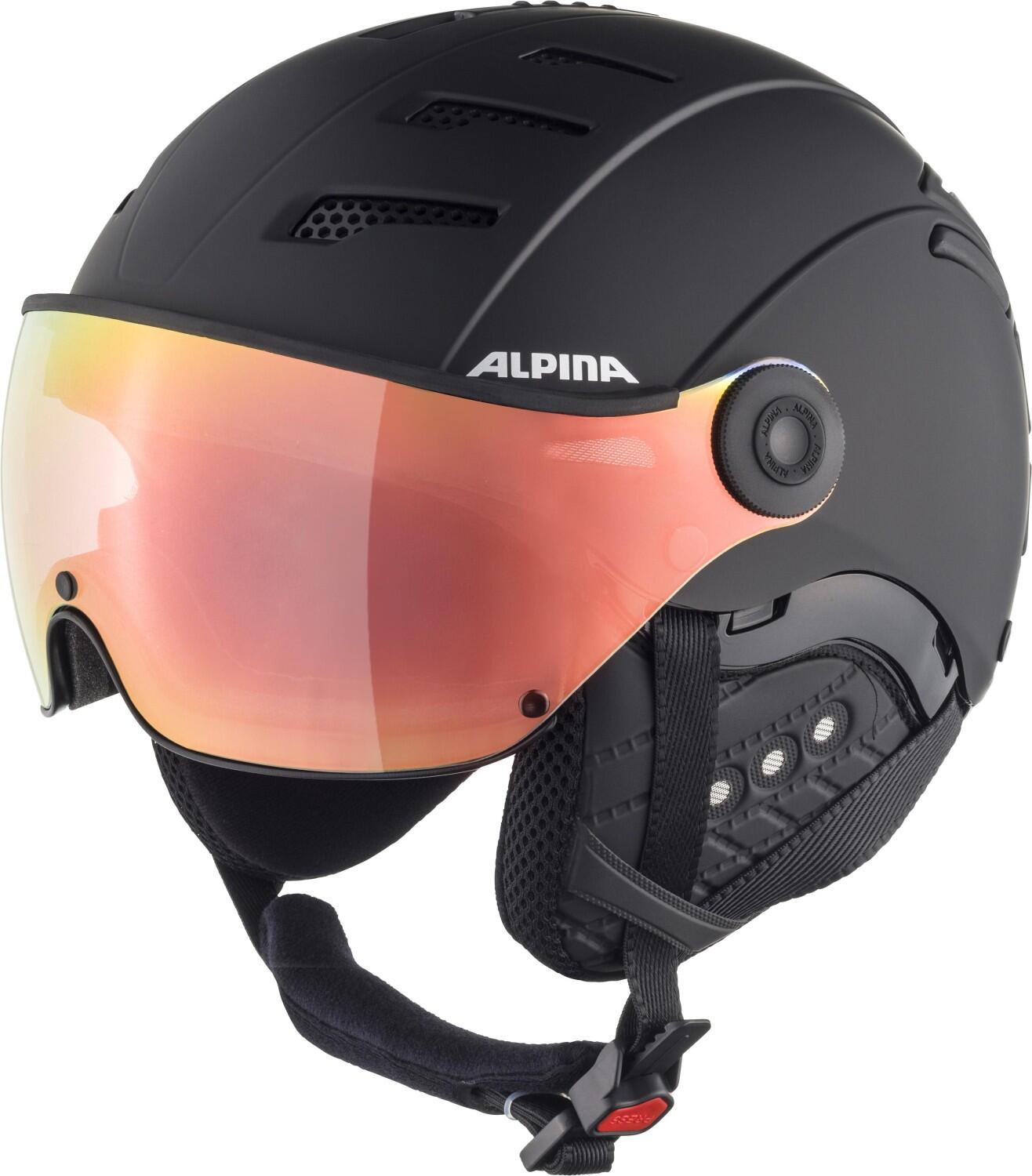 Alpina Unisex - Erwachsene JUMP 2.0 HM Ski- und Snowboardhelm, black matt, 59-61 cm