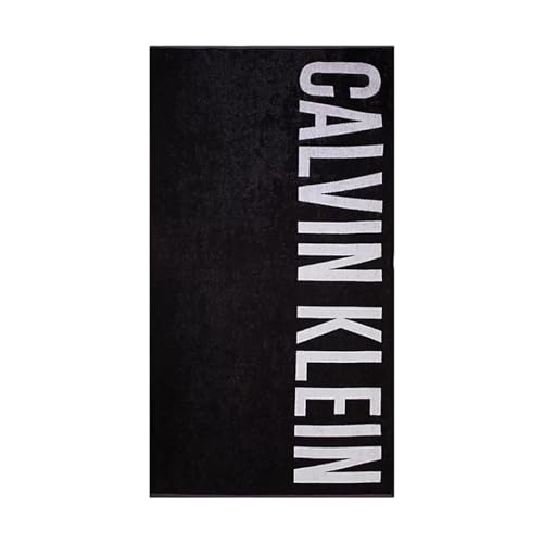 Calvin Klein Unisex Towel KU0KU00117 Handtücher, Schwarz (Pvh Black), OS