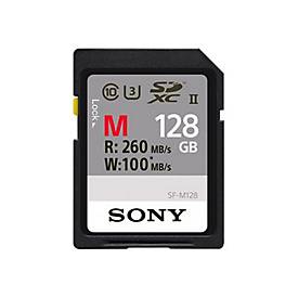 Sony SF-M Series SF-M128 - Flash-Speicherkarte - 128 GB - UHS Class 3 / Class10 - SDXC UHS-II