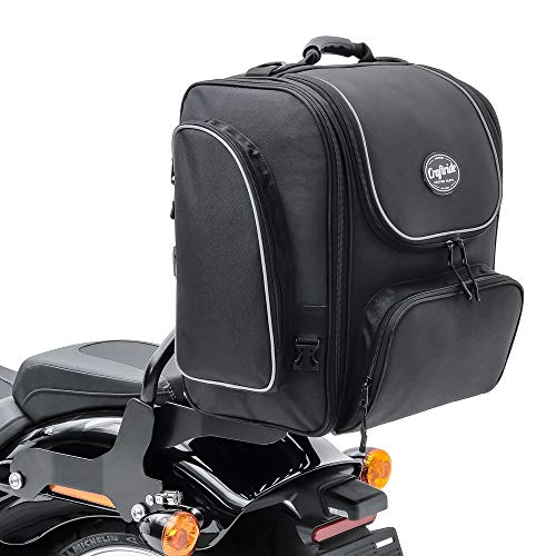 Sissybar Tasche Kompatibel für Harley Dyna Fat Bob/Street Bob TM4 39-49L sw