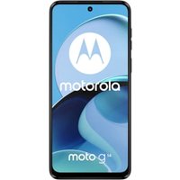 Motorola Moto G14 (Dual-Kamera 50 MP, Display 6,5 Zoll FHD+, Unisoc T616, 5000 mAh Akku, 4/128 GB erweiterbar, Dual-SIM, Android 13, inklusive Abdeckung), Sky Blue