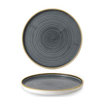 Kadida Churchill Stonecast -Walled Chefs Plate, Durchmesser: Ø 21cm, Farbe wählbar (Blueberry)
