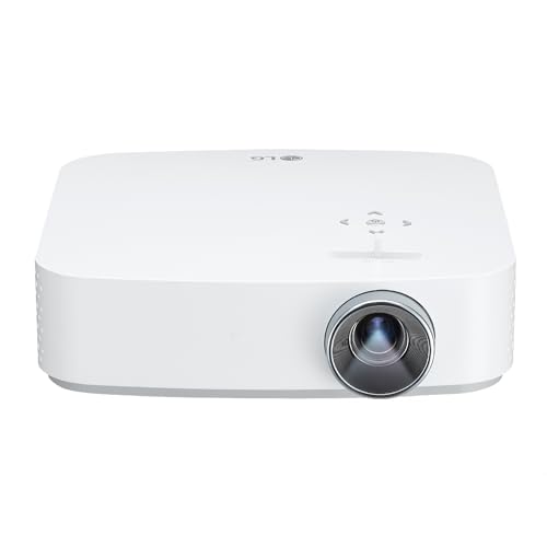 LG Beamer PF50KS bis 254 cm (100 Zoll) CineBeam Full HD LED Projektor (600 Lumen, USB Type-C, webOS), weiß