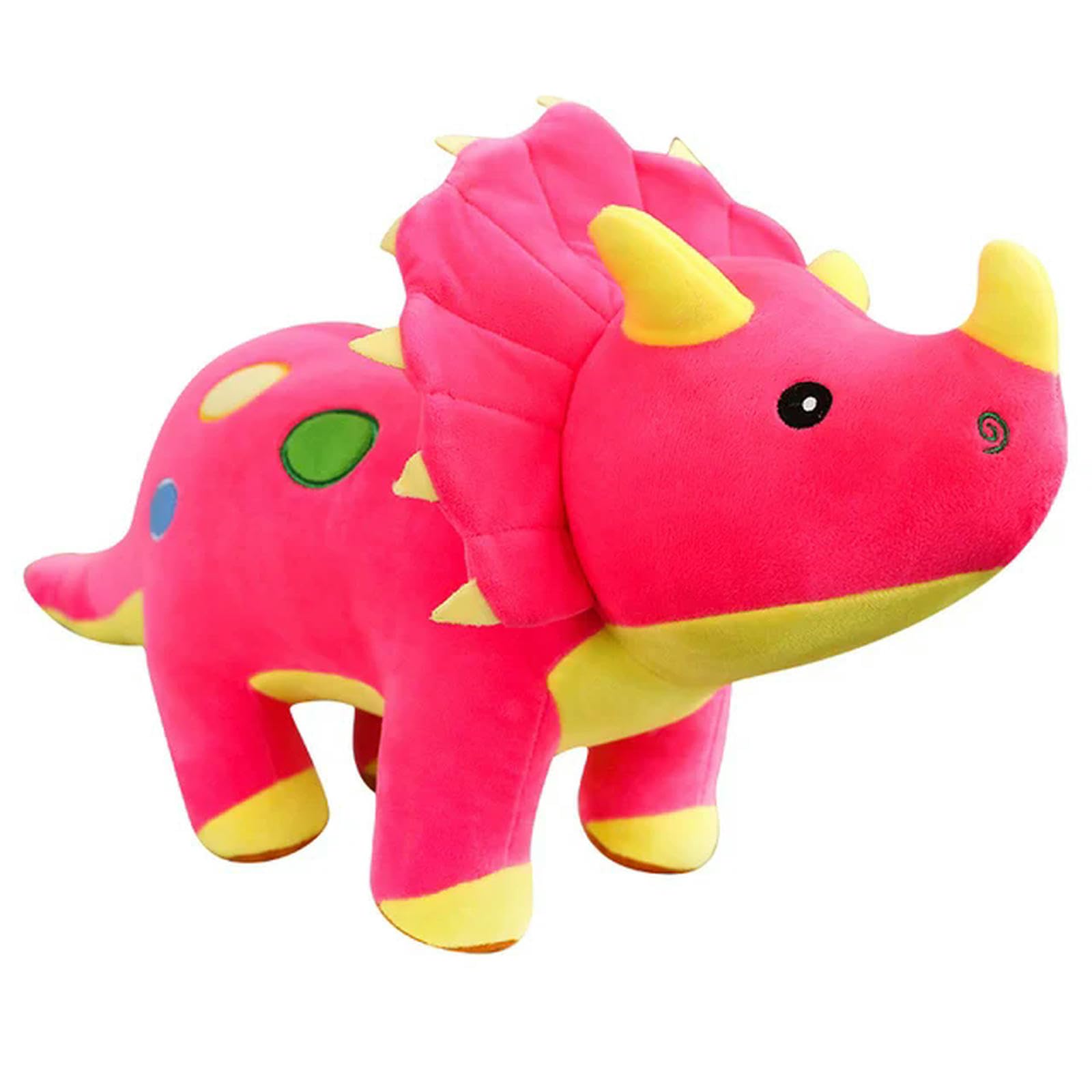 SaruEL Kreativer Triceratops Stegosaurus Plüschtier Dinosaurier Puppe Plüsch Mädchen Geburtstagsgeschenk 40cm 3