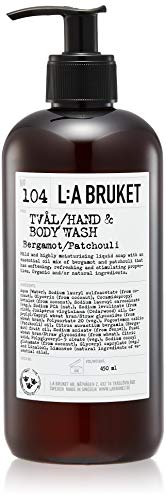 L:a Bruket No.104 Flüssigseife, Bergamot / Patchouli, 1er Pack (1 x 450 ml)