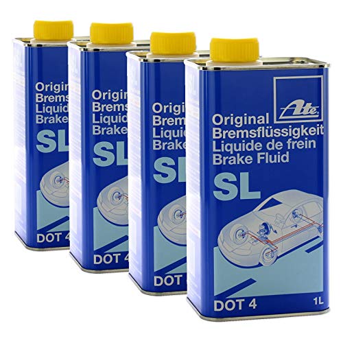 ATE 4X ORIGINAL Bremsflüssigkeit Brake Fluid SL DOT4 1 Liter // 03.9901-5802.2