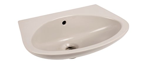 Handwaschbecken Dio, 45 cm, Flanell = Manhattan grau matt (nicht glänzend), Waschtisch, Gäste-WC