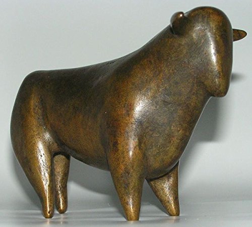 Bronzeskulptur - BULLE - vom Künstler Raimund Schmelter