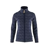 Fjallraven Damen Sweatshirt Snow Cardigan W, Dark Navy, S, 89912