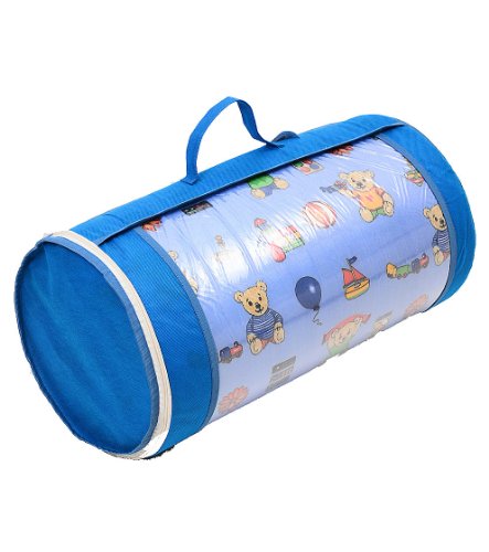 Kinderbettmatratze, NEUSTE TECHNIK Babymatratze 70x140 cm Kinder Rollmatratze mit Reisetasche - Bezug 100% kuschelweiche Microfaser