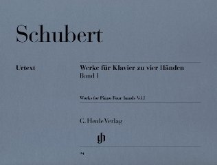 HENLE VERLAG WERKE 1 - arrangiert für Klavier 4händig [Noten/Sheetmusic] Komponist: Schubert Franz