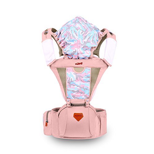 SONARIN Wolke Hipseat Baby Carrier, Babytrage,Multifunktional,Aufwand sparen,Einheitsgröße,Gemütlich und beruhigend für Babys,Einfach zu tragen und Einfach Mom,100% GARANTIE,Ideal Geschenk(Rosa)