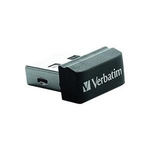 Verbatim Store n Go Nano USB Drive - USB-Flash-Laufwerk - 32GB - USB2.0 - mit Micro USB Adapter (49822)
