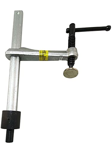 WELDINGER Schweißtisch Schraubzwinge pro 120x150 mm Knebelgriff System 16