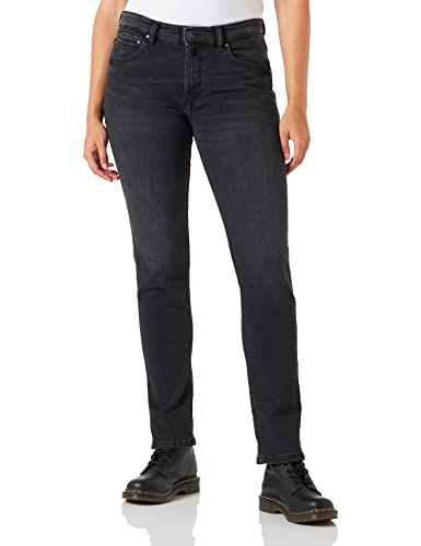 Springfield Damen Jeans Skinny Schwarz gewaschen Hose, dunkelgrau, 31W