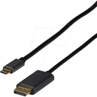 USB 3.2 HDMI 2.0 Adapterkabel, Typ-C Stecker - DP20 Stecker, 8K@30Hz, 2m (EBUSBC-DP14K.2)