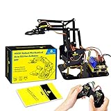 KEYESTUDIO Roboter Bausatz 4-Achsen Servo Steuerung Rollarm, Programmierbare für Arduino Roboter für Kinder und Erwachsene