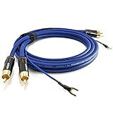 HiFi Phonokabel 3m Sommer Cable Sinus Control 3X 0,35mm² Cinchkabel extra 3,1m Lange Erdungsleitung für Plattenspieler | SC81-K3-0300