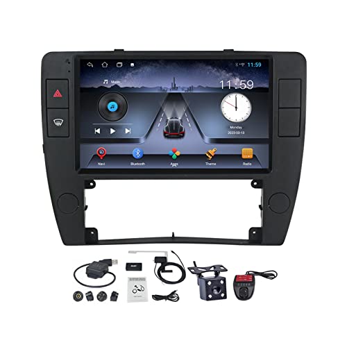 Android 11 Autoradio 2 Din Navigation System für Volkswagen Passat B5 2000-2005 mit 9 Zoll Screen BT 5.0/Mirror Link/CarPlay Android Auto/FM RDS Radio/Lenkradsteuerung/Rückfahrkamera (Size : M100S)