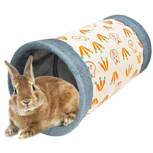 OBumi Kaninchen-Meerschweinchen-Tunnelrohr-Spielzeug, Hasen-Hamster-Versteck, Kleintier-Aktivitätstunnel, Versteckzubehör, Haustierprodukte