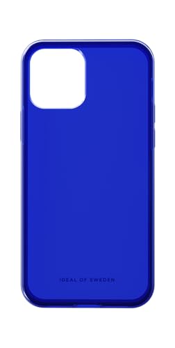 IDEAL OF SWEDEN Durchsichtige Handyhülle mit erhöhten Kanten und Nicht vergilbenden Materialien, fallgetesteter Schutz mit transparentem Finish, kompatibel mit iPhone 12 und 12 Pro (Cobalt Blue)