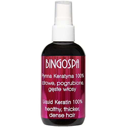 BINGOSPA Flüssiges Keratin 100% fur starkes Haar, glänzendes Haar gegen gespaltene und abgebrochene Haarspitzen 100 ml