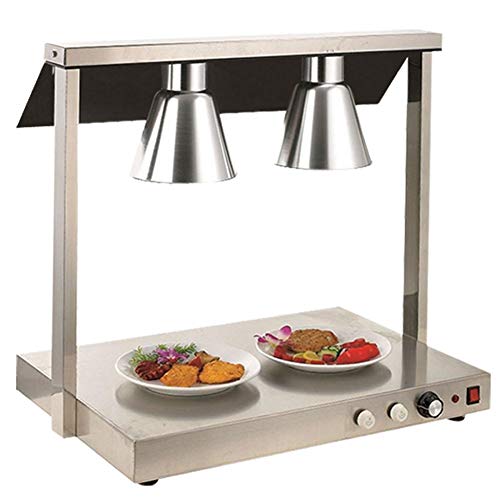 Speisenwärmerlampe, Buffet-Essen, Restaurant-Wärmelampe, Küchengeräte, Doppelkopf, 220 V, 1000 W