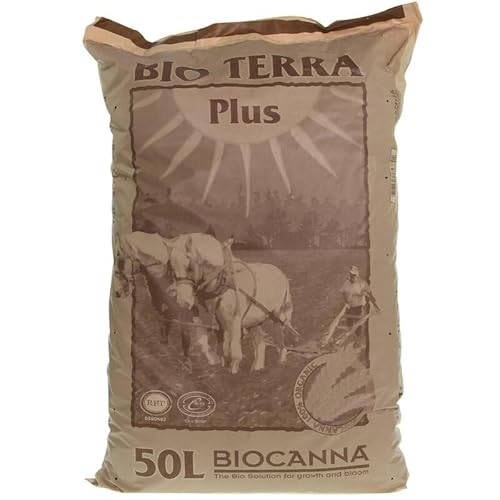 Canna Bio Terra 25 Liter - Blumenerde Grow Balkon-Pflanzen Pflanzerde Gartenerde Tomatenerde (Bio Terra 25 Liter)