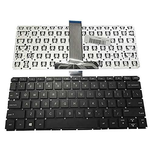 Laptop Ersatz US-Layout Tastatur für HP Pavilion 11-K 11-K011WM 11-K013CL 11-K062NR 11-K117CL 11-K120NR 11-K122NR 11-K127CL 11-K164NR 13-S020NR 13-S0455-S0455 NR 13-S. 075NR 13-S099NR Schwarz