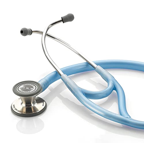 Adscope 601 - Konvertibles Kardiologie-Stethoskop - Hellblau-Metallic