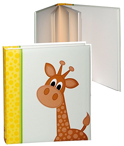 Unbekannt XL Fotoalbum - Baby - Tiere Giraffe - Gebunden zum Einkleben - blanko - groß für bis zu 336 Bilder - Fotobuch / Photoalbum / Babyalbum / Album - für Mädch..
