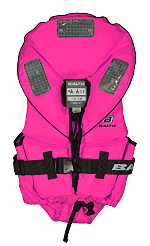 Baltic Pro Sailor 100N Kinder Feststoff Rettungsweste, Farbe:pink, Größe:03-10kg