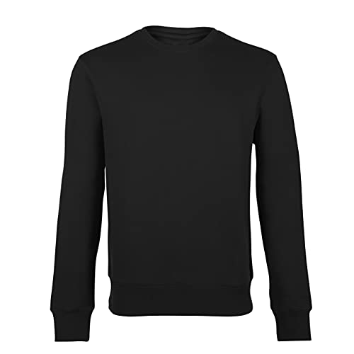 HRM Unisex 902 Sweatshirt, Black, M, Schwarz