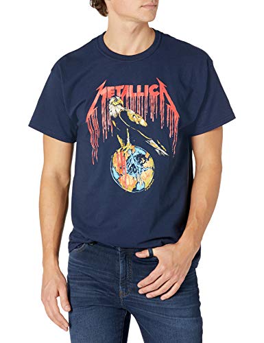 Metallica Herren Limited Edition Eagle '94 Tour T-Shirt, Marineblau, X-Groß