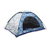 2-Personen-Zelt für Camping - Camouflage Backpacking Zelt wasserdicht,4 Seasons Outdoor-Ausrüstung mit Schiebedach, einfach aufzubauende Zelte für Outdoor-Survival-Wanderrucksäcke Suphyee