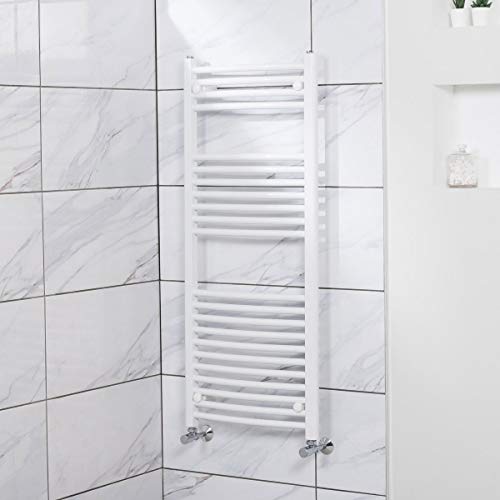 WarmeHaus Handtuchheizkörper Badheizkörper Handtuchwärmer 1200x500mm Weiß