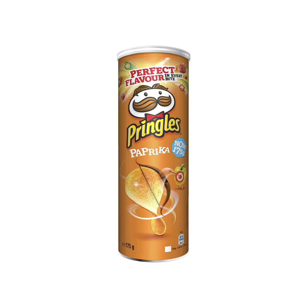 Pringles Patatine Paprika 6 Tubi Da 175 Grammi
