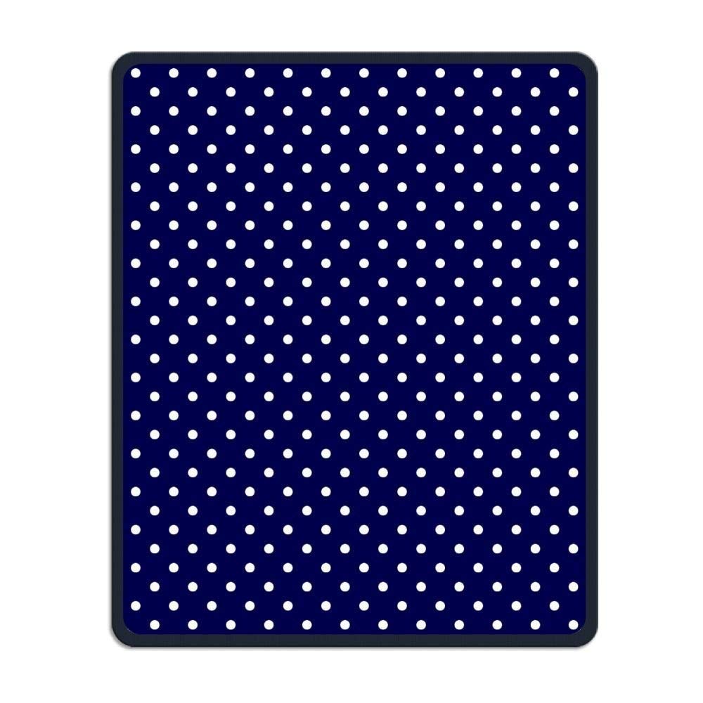 Präzise nähte und dauerhafte Hintergrund der Blauen Polka MIT einzigartigen Mousepad wasserfeste Büro - Forschung Spielen Mouse pad - Mousepad