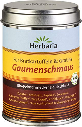 Herbaria "Gaumenschmaus" Bratkartoffelgewürz, 100 g - Bio