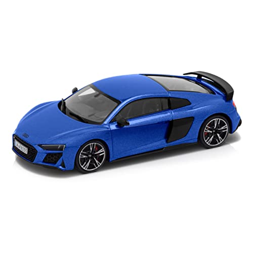 Audi 5012118431 Modellauto 1:43 Miniatur R8 Coupé Modell, blau