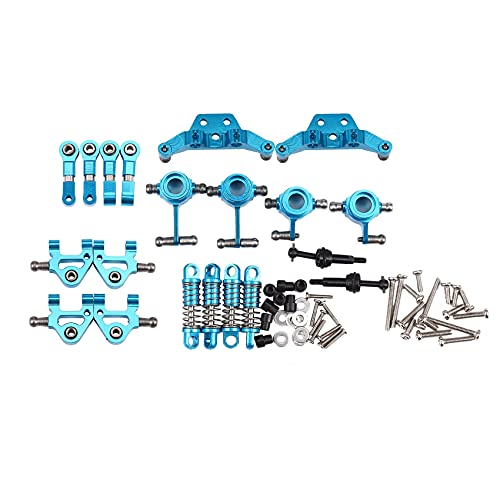 Herklotzn Stoßdämpfer für Upgrade-Teile aus Metall für Autoteile 1/28 K969 K979 K989 K999 P929 P939 mit Fernbedienung, Blau