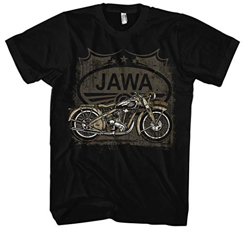 Jawa Herren T-Shirt | jawa t-Shirt - jawa 350 Tshirt - Motorrad Geschenke für männer Tshirt - Motorrad Tshirt Herren | M1 (Schwarz, 3XL)