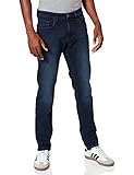 camel active Herren Slim Fit 5-Pocket Jeans 34 Dunkelblau menswear-40/34
