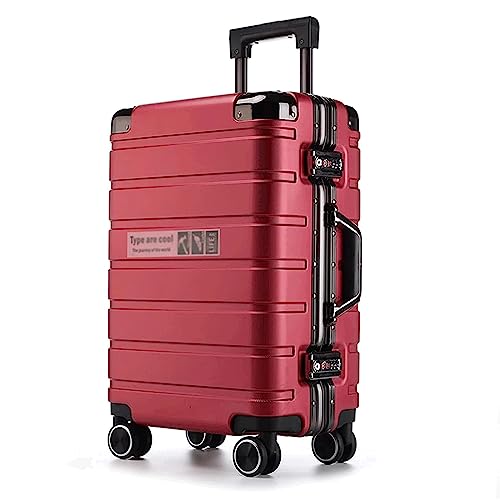 POCHY praktisch Koffer Koffer mit großem Fassungsvermögen, Zweireihige Schwenkräder, Gepäck, tragbar, sturzsicher, Reisekoffer, Sicherheits-Zahlenschloss leicht zu bewegen