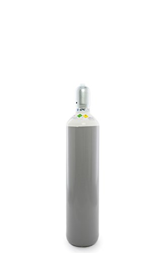 Sauerstoff 2.5 20 Liter Flasche/NEUE Gasflasche (Eigentumsflasche), gefüllt mit Sauerstoff, 10 Jahre TÜV ab Herstelldatum/EU Zulassung - Globalimport