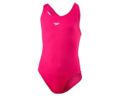 Speedo Mädchen Essential Endurance+ Medalist Swimwear, Rosa, 152 cm (11-12 Jahre)