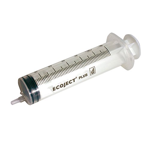 Ecoject Plus Luer-Spritze von Dispomed, Einmalspritze, steril, exzentrisch, 50/60 ml, 50 Stück