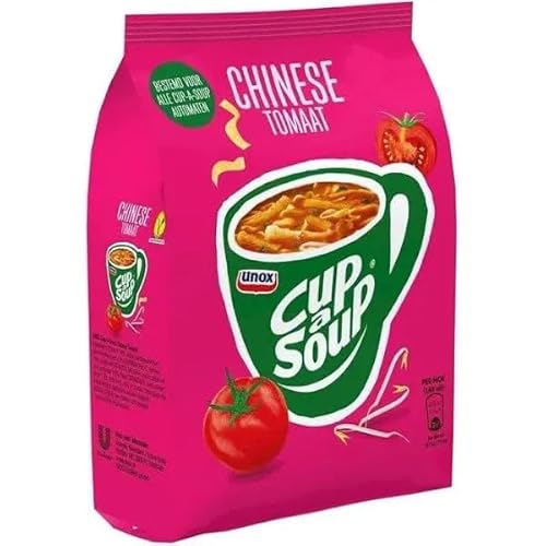 Cup-a-Soup Unox machinezak Chinese tomaat 140ml | 4 stuks